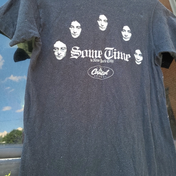 Rare VTG SS Sz SM John Lennon/yoko Tshirt SomeTime - Picture 10 of 16